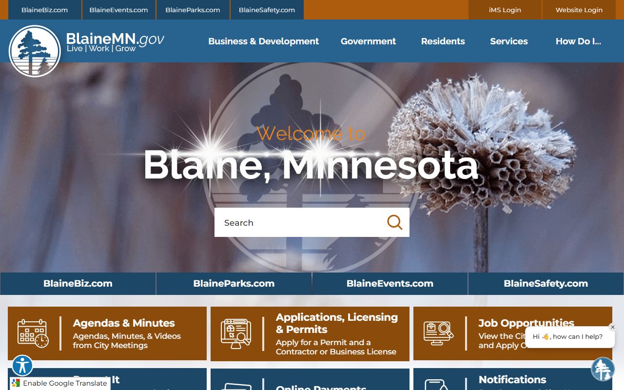 Blaine Minnesota public records official city website