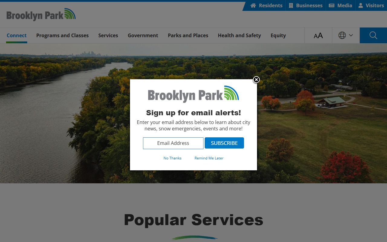 Brooklyn Park Minnesota public records official city website