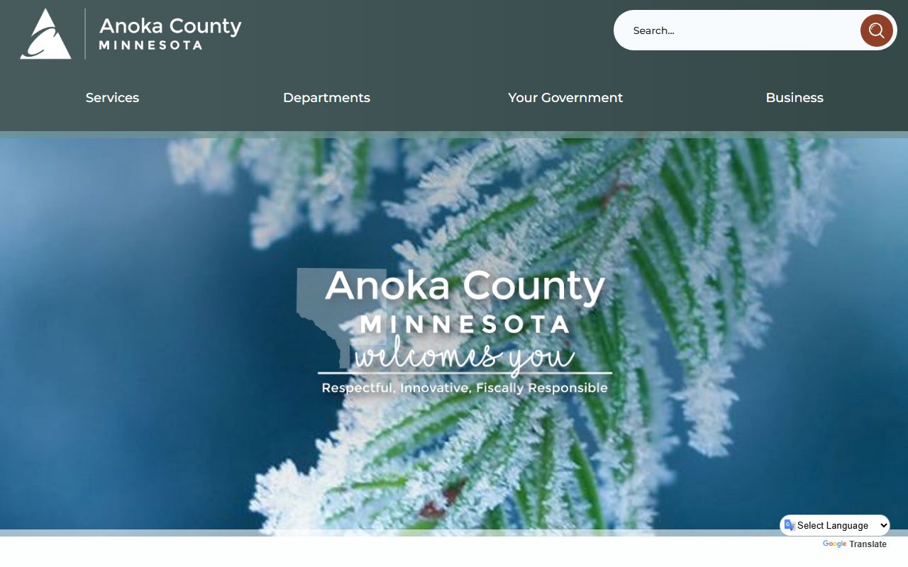 Anoka County public records official homepage Minnesota