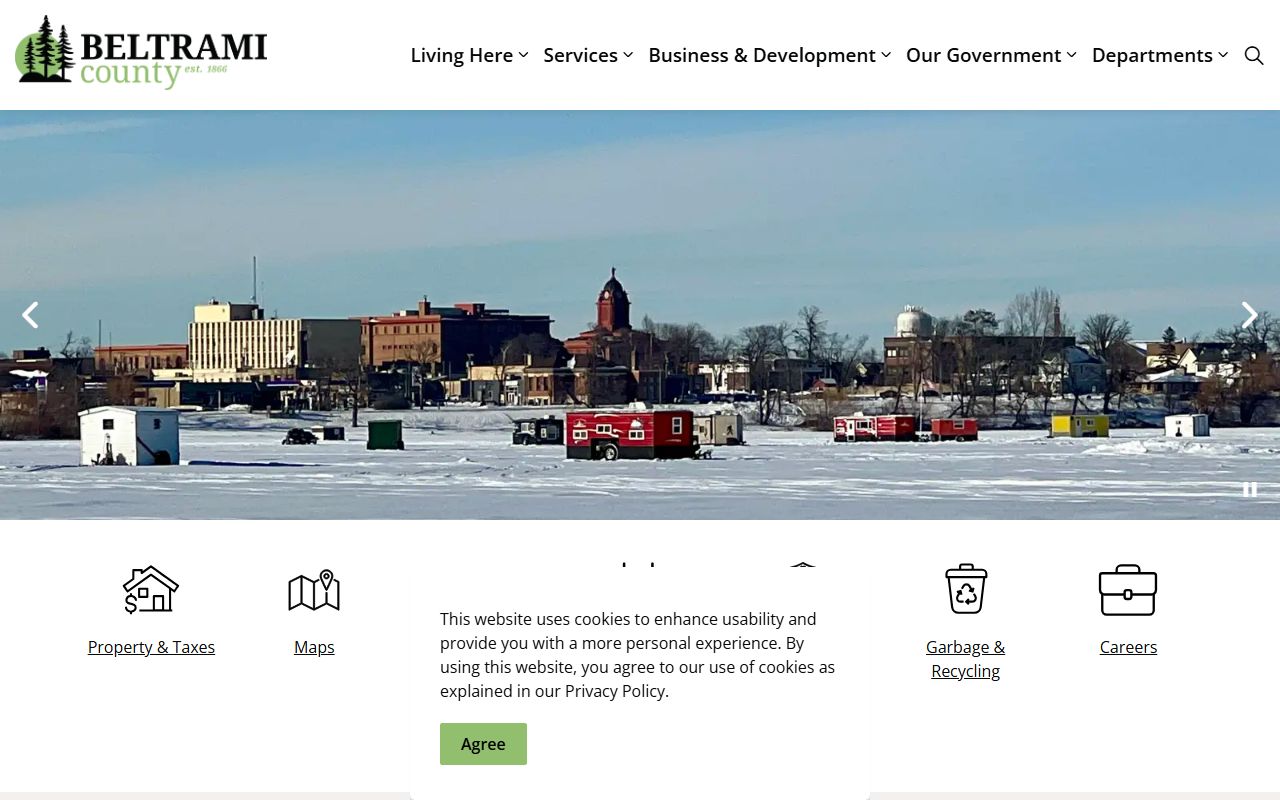 Beltrami County public records official website Minnesota