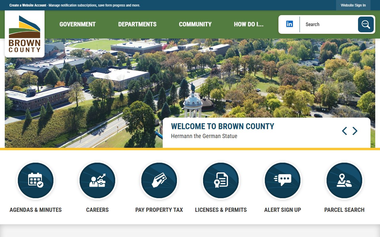 Brown County Minnesota public records official county website