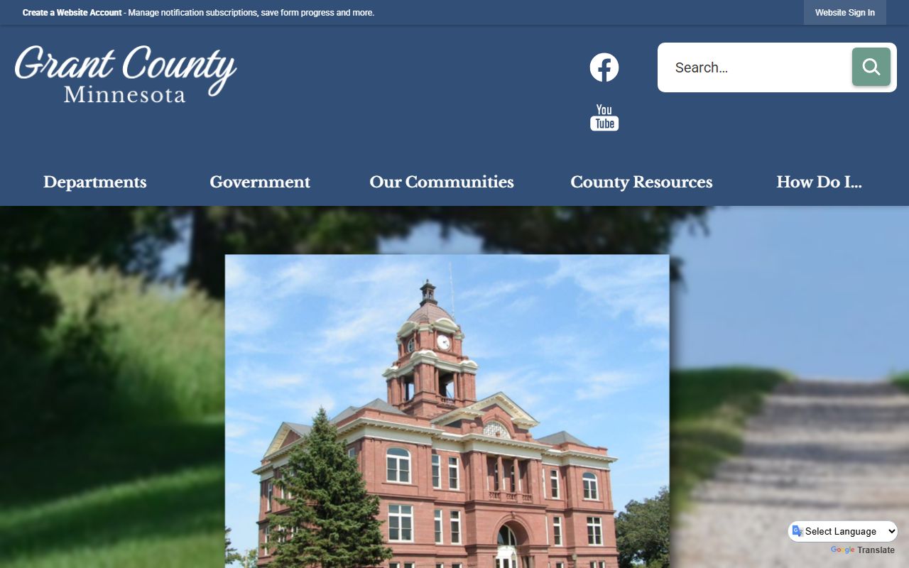 Grant County Minnesota public records official county website