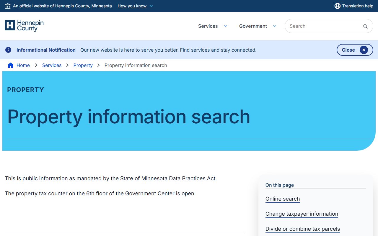 Hennepin County Minnesota property records search