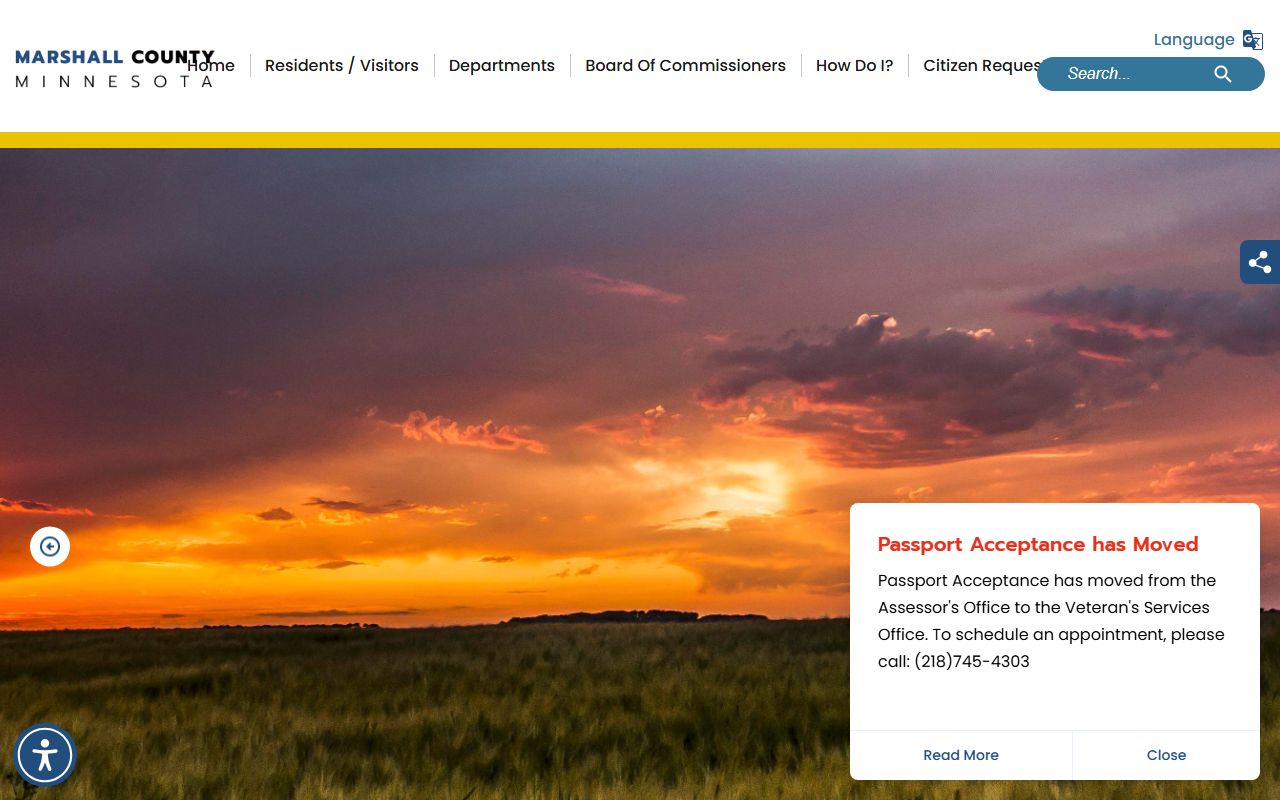 Marshall County Minnesota public records official county website