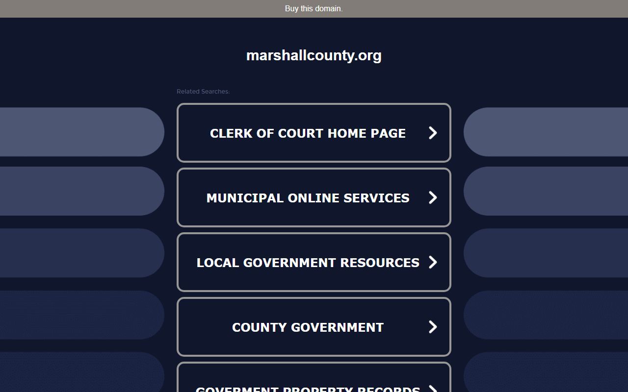 Marshall County Minnesota public records county portal