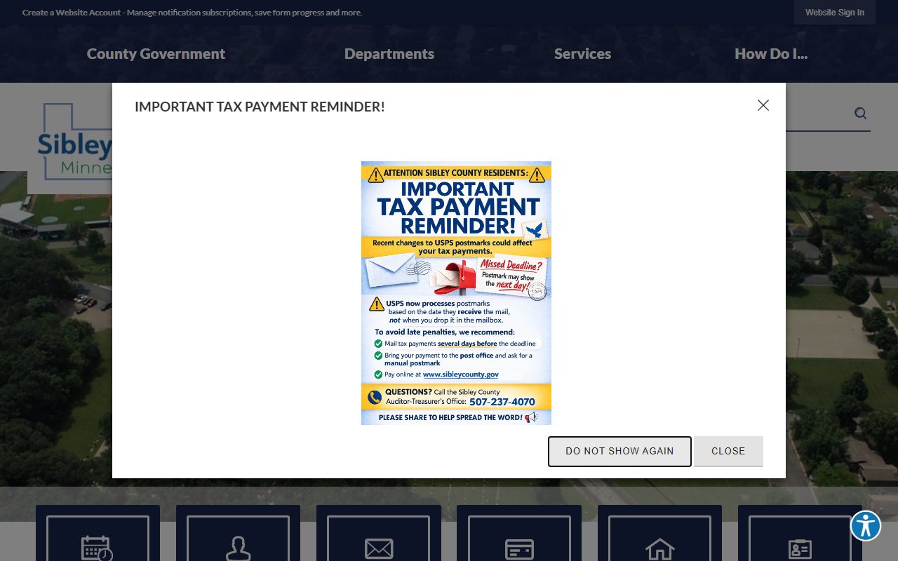 Sibley County Minnesota public records official county website