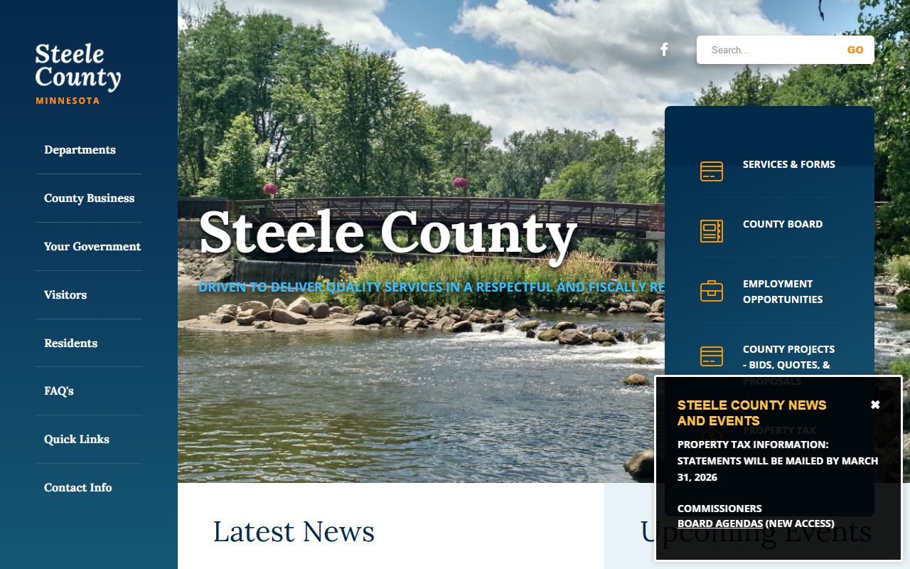 Steele County Minnesota public records official county website