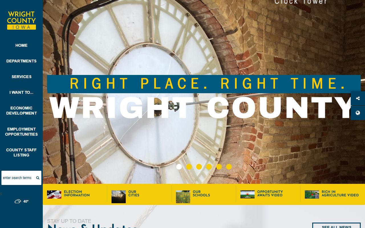 Wright County Minnesota public records county portal